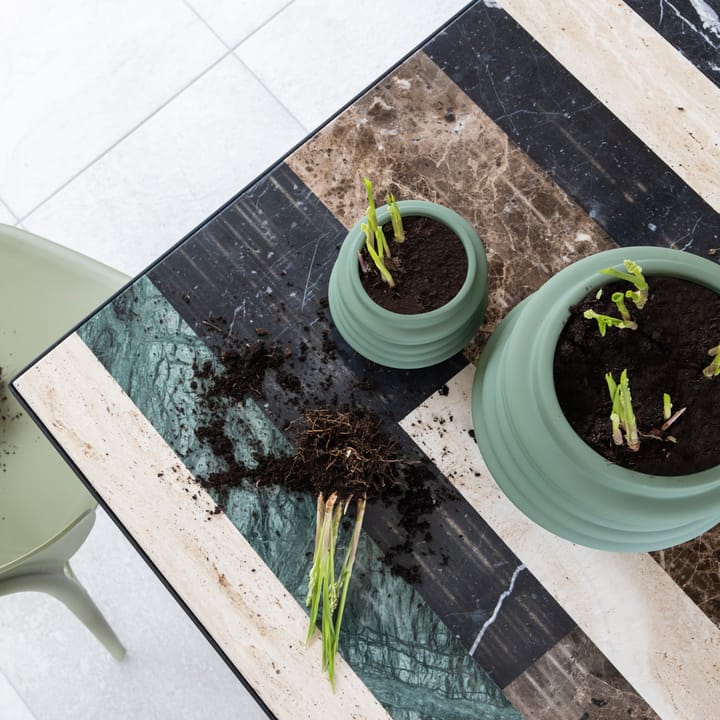 Mila vaas 25 cm, Groen Byon