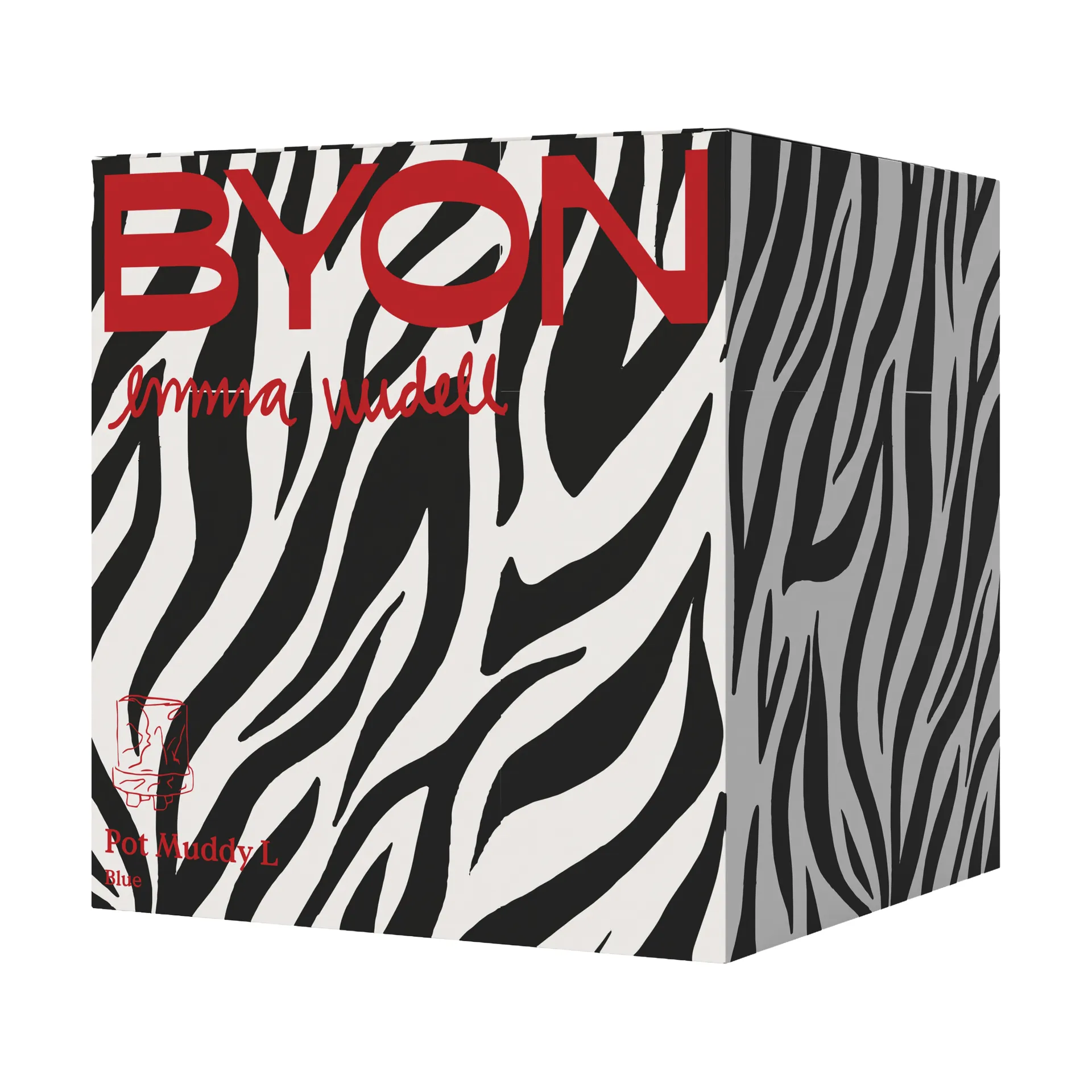 Muddy pot L Ø23 cm, Blauw Byon