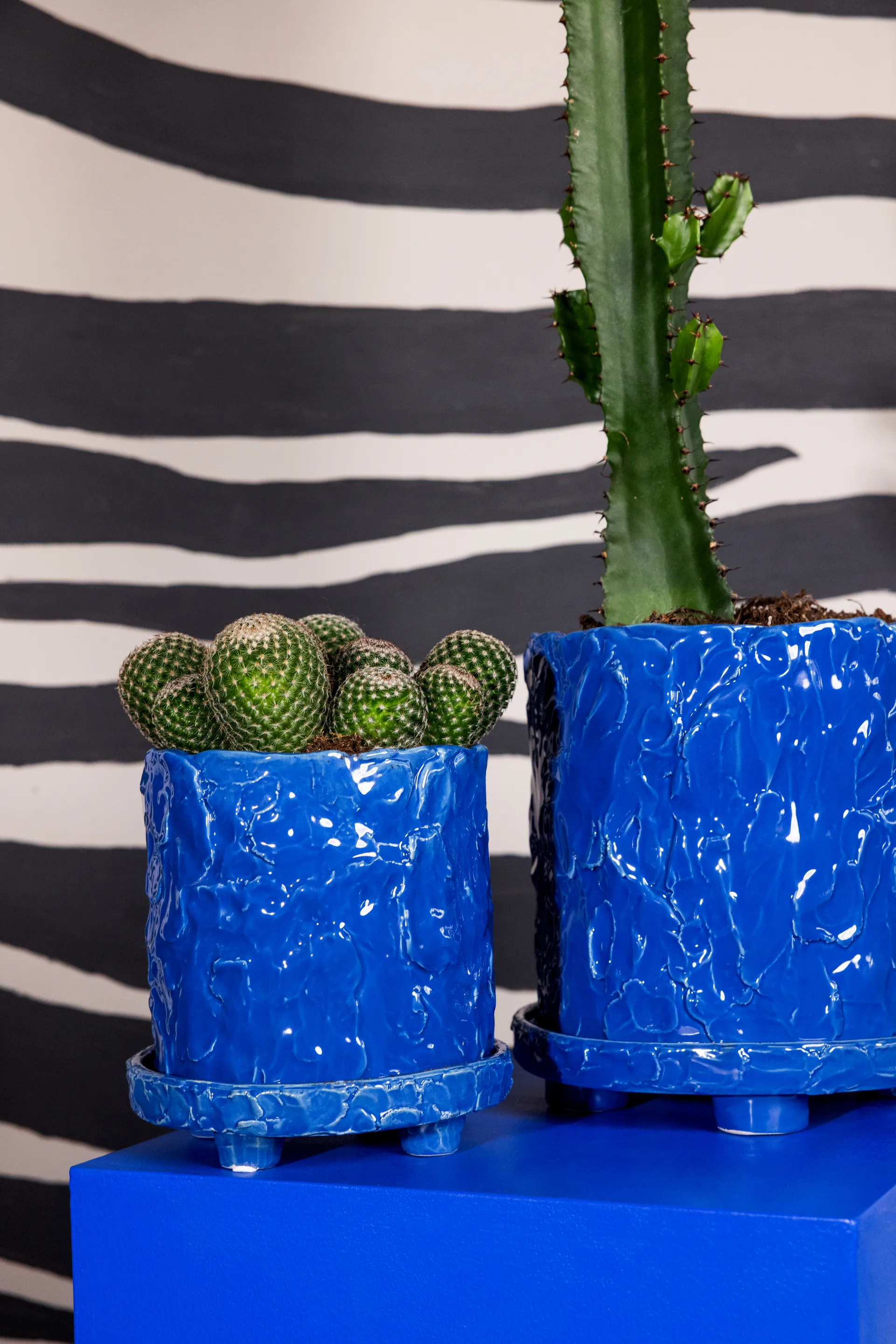 Muddy pot L Ø23 cm, Blauw Byon