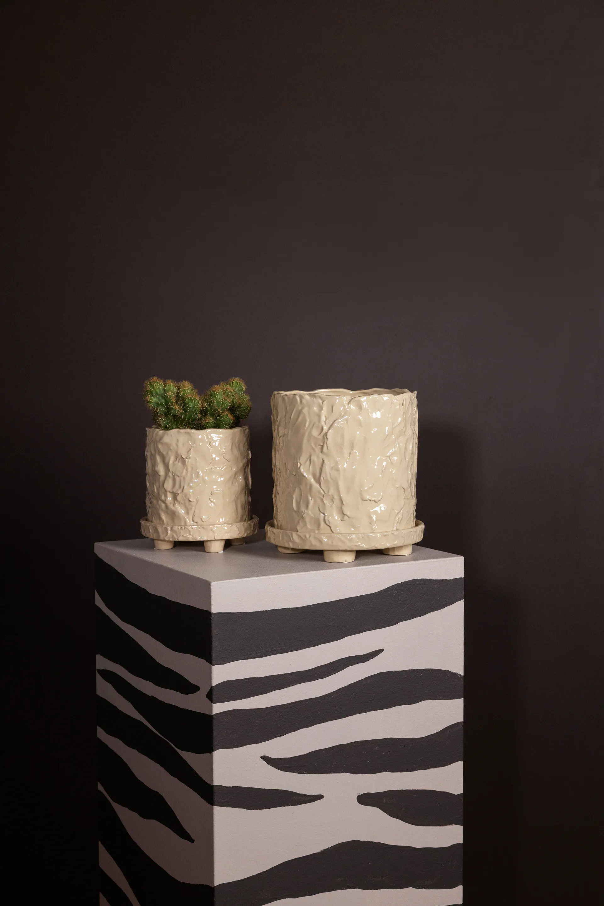 Muddy pot S Ø17,5 cm, Beige Byon