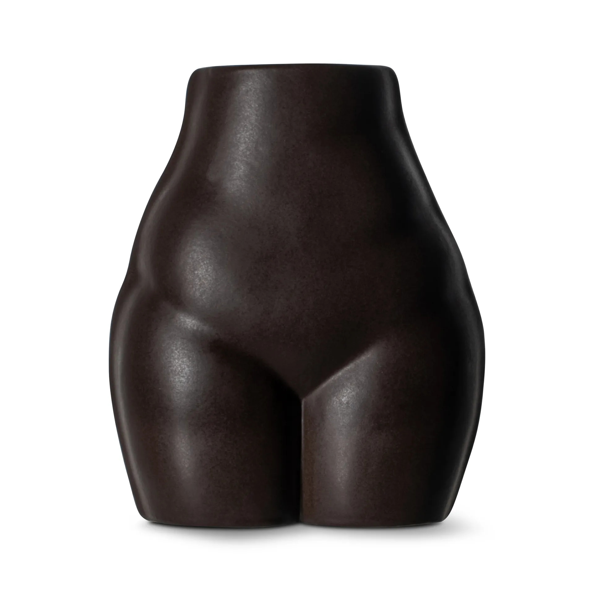 Nature vaas 19 cm, Bruin Byon