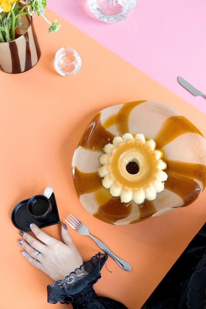 Niki espressokopje met schotel, Black-beige Byon