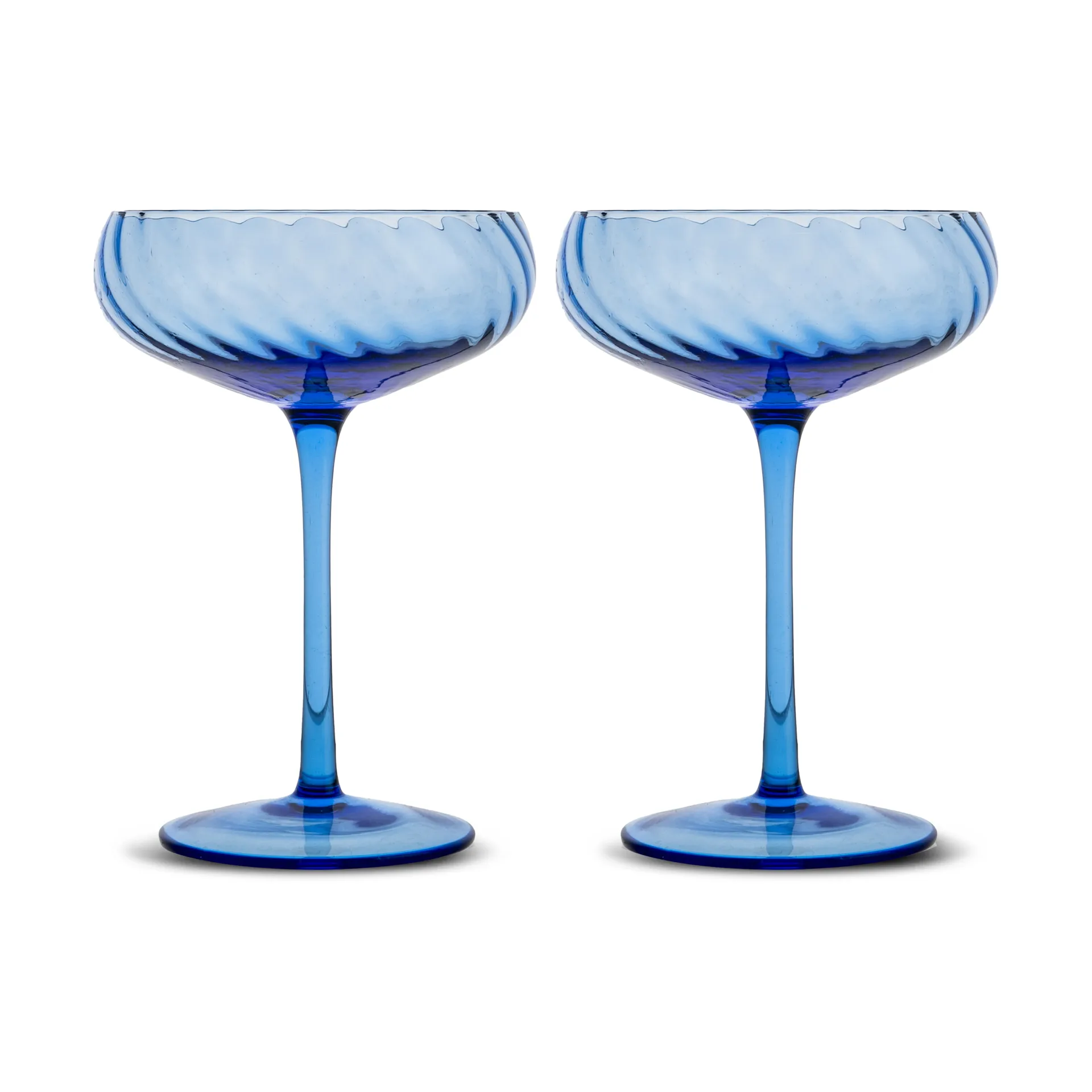 Opacity  champagnecoupe 30 cl 2-pack, Blauw Byon