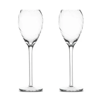 Opacity champagneglas 16 cl 2-pack - Helder - Byon