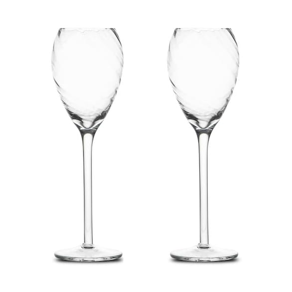 Opacity champagneglas 16 cl 2-pack - Helder - Byon