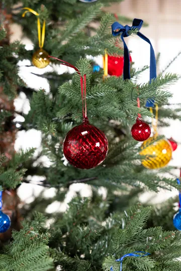 Opacity kerstbal XS Ø4 cm 4-pack - Geel - Byon