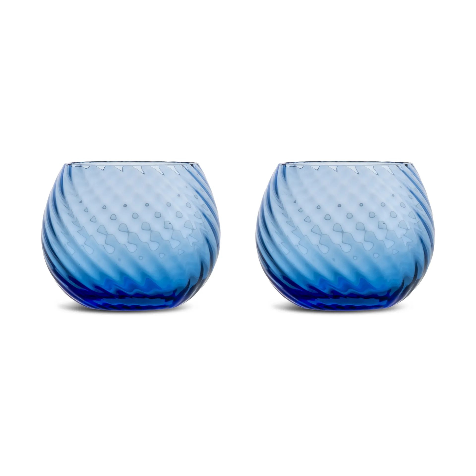 Opacity waterglas 22 cl 2-pack, Blauw Byon
