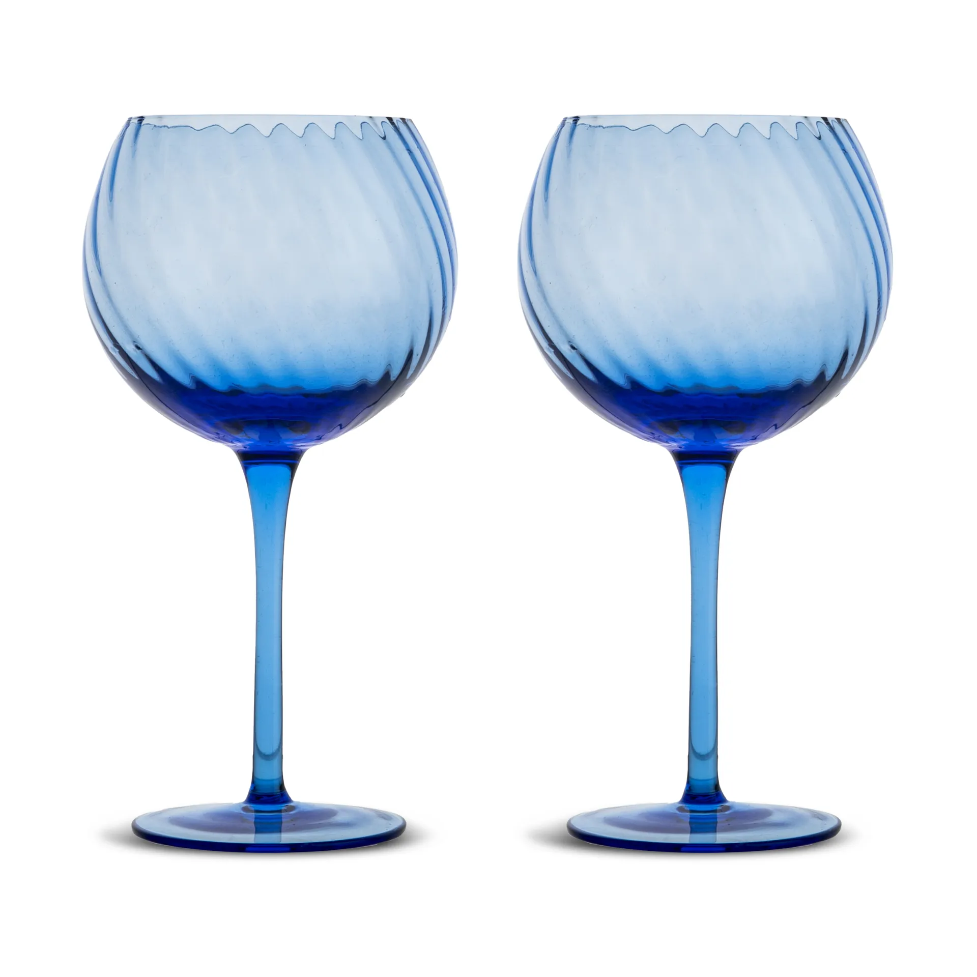 Opacity wijnglas 47 cl 2-pack, Blauw Byon