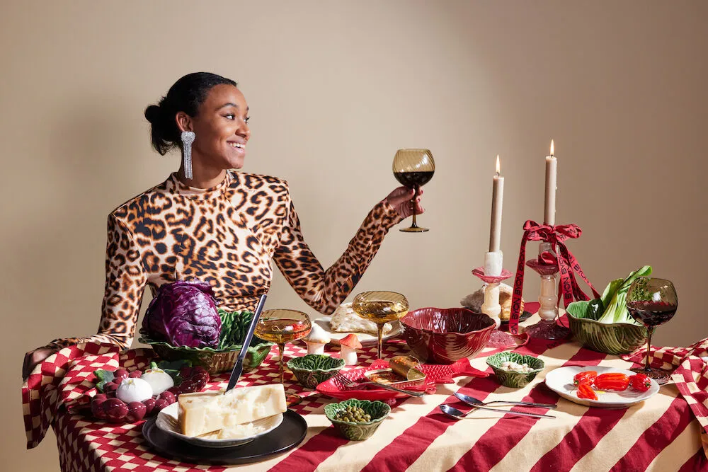 Opacity wijnglas 47 cl 2-pack, Bruin Byon