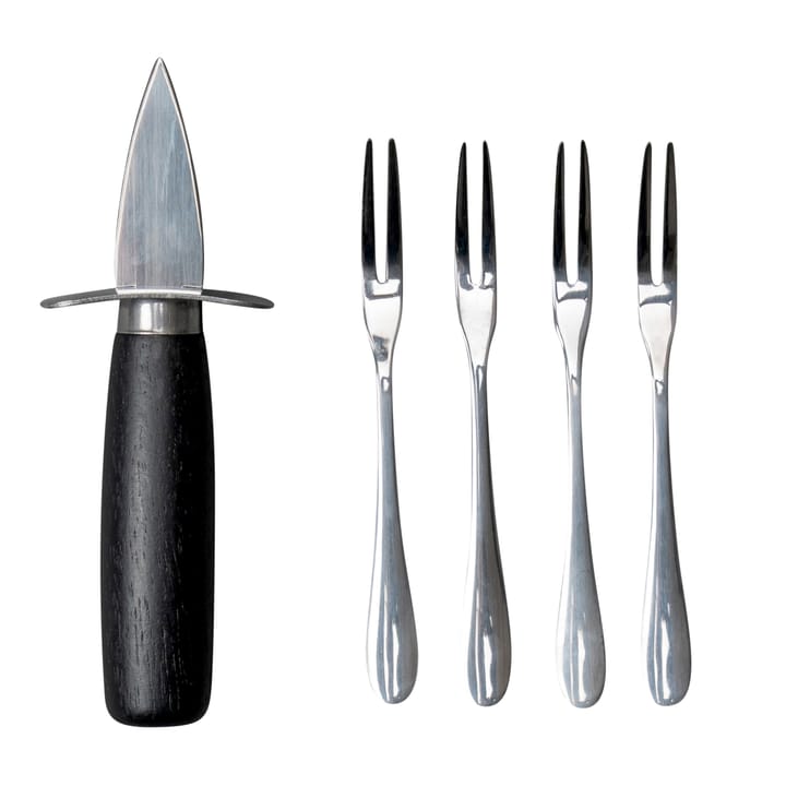 Ostrica oyster set, Zwart-zilver Byon