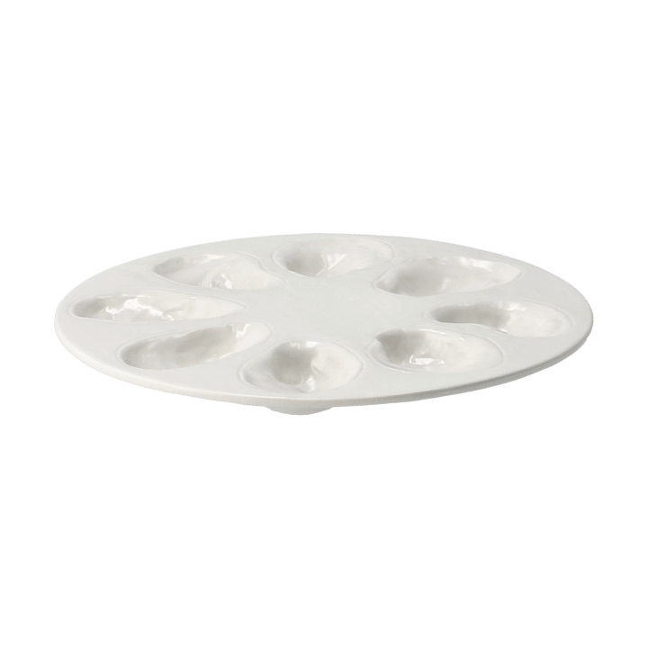 Oyster bord Ø27 cm, Wit Byon