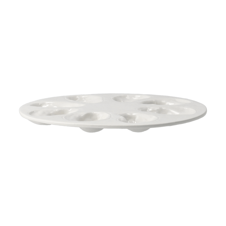 Oyster bord Ø27 cm, Wit Byon