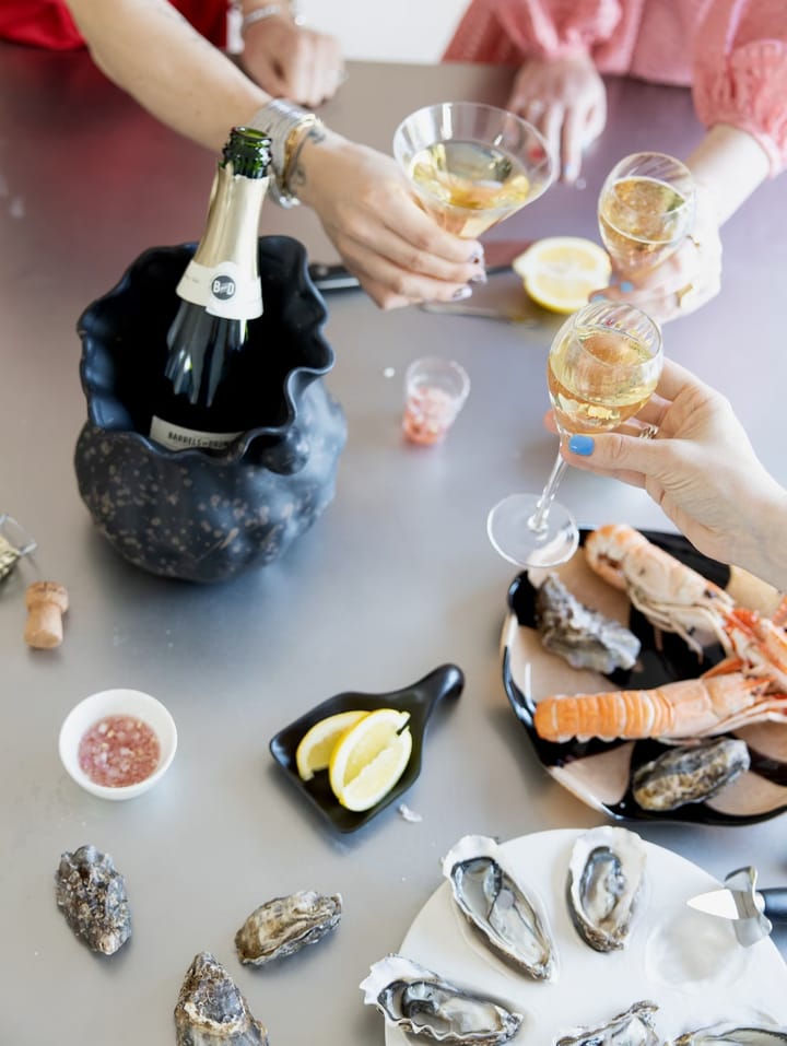 Oyster bord Ø27 cm, Wit Byon