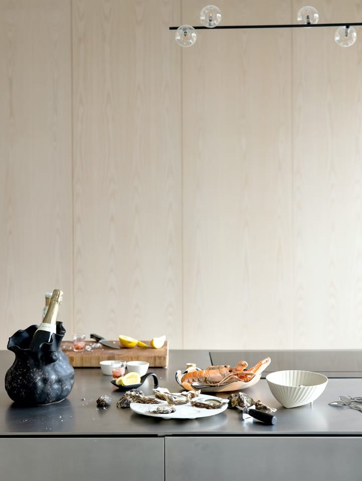 Oyster bord Ø27 cm, Wit Byon