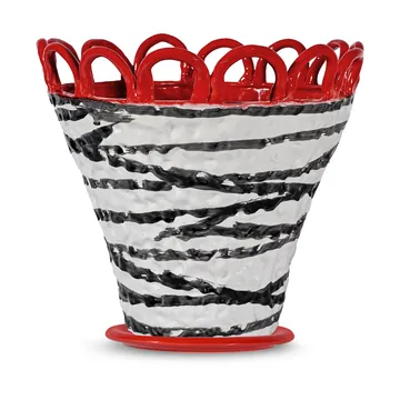 Patty pot L Ø30 cm - Zebra-rood - Byon