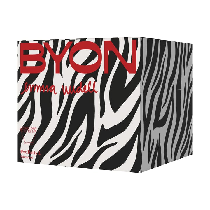 Patty pot L Ø30 cm, Zebra-rood Byon