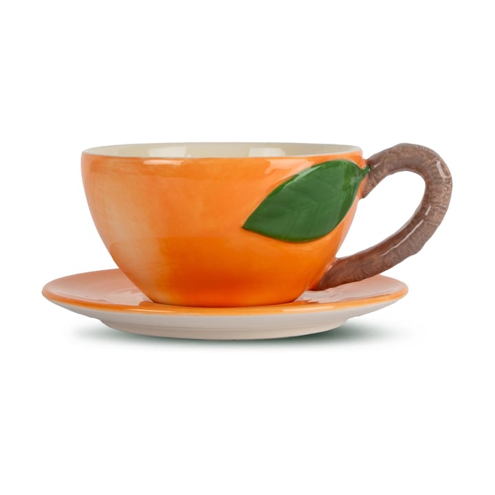 Peach kop met schotel - Oranje - Byon