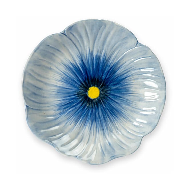 Poppy bordje 20,5x21 cm - Blauw - Byon
