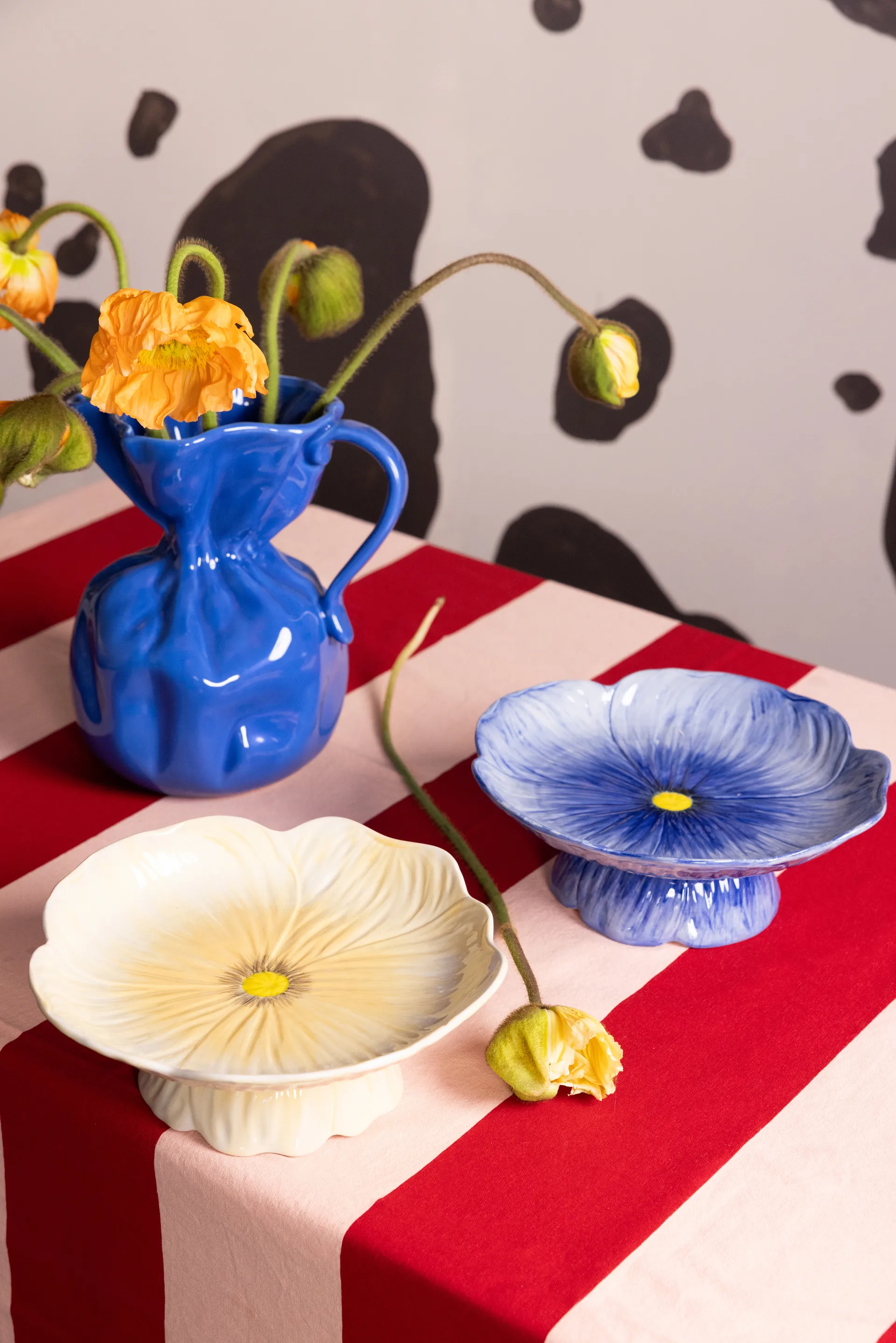 Poppy etagère Ø26 cm, Beige Byon