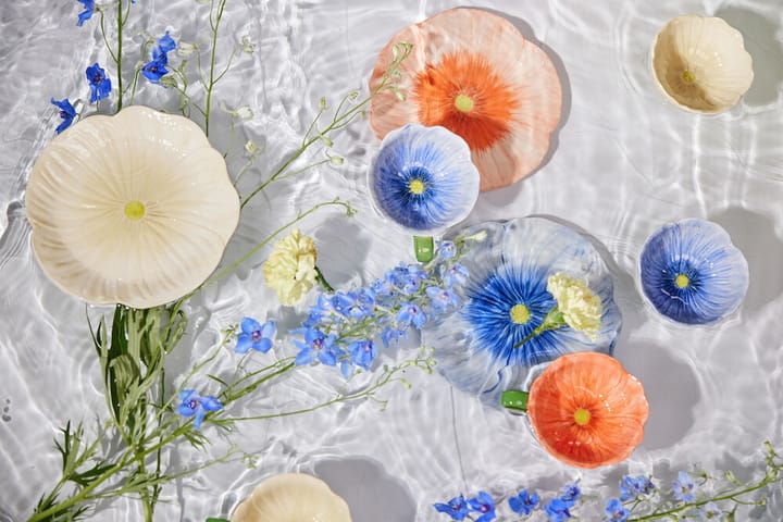 Poppy kom Ø11 cm, Blauw Byon