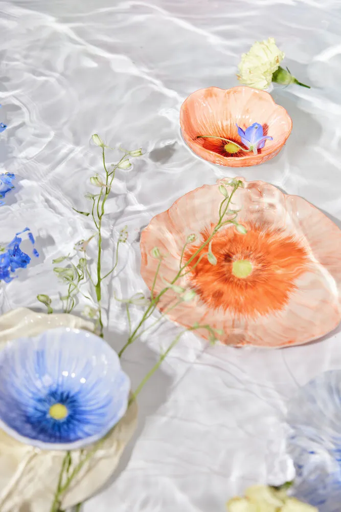 Poppy schaal, Blauw, Ø11 cm Byon