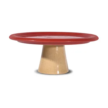 Porto etagère Ø26x11 cm - Rood-beige - Byon