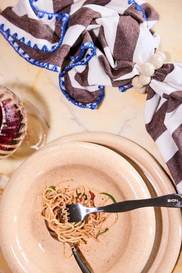 Porto servetring 4-pack - Beige - Byon