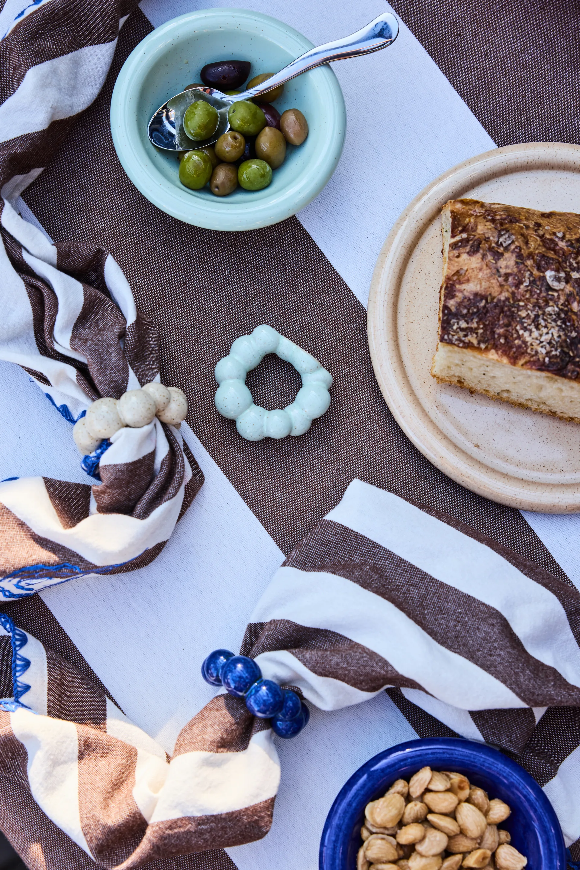 Porto servetring 4-pack, Mintgroen Byon