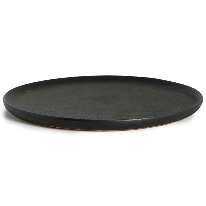 Raw Black bord Ø 27 cm - Zwart - Byon