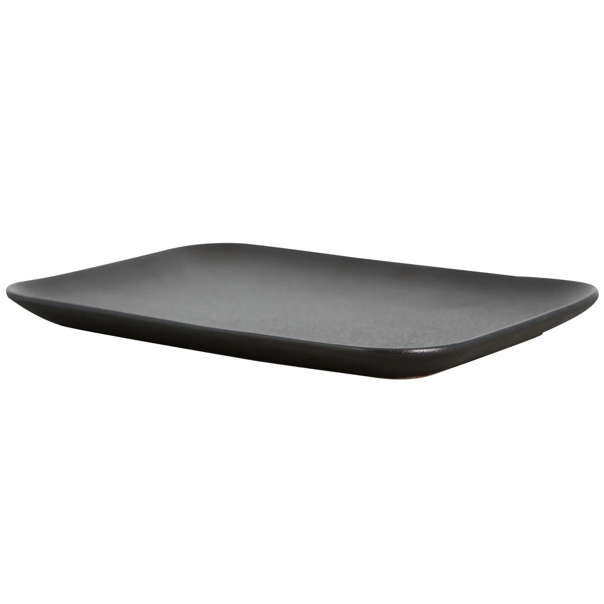 Raw Black rechthoekig bord, Zwart Byon