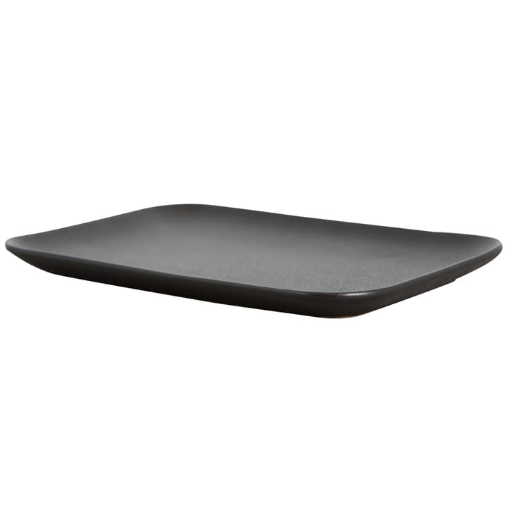 Raw Black rechthoekig bord - Zwart - Byon