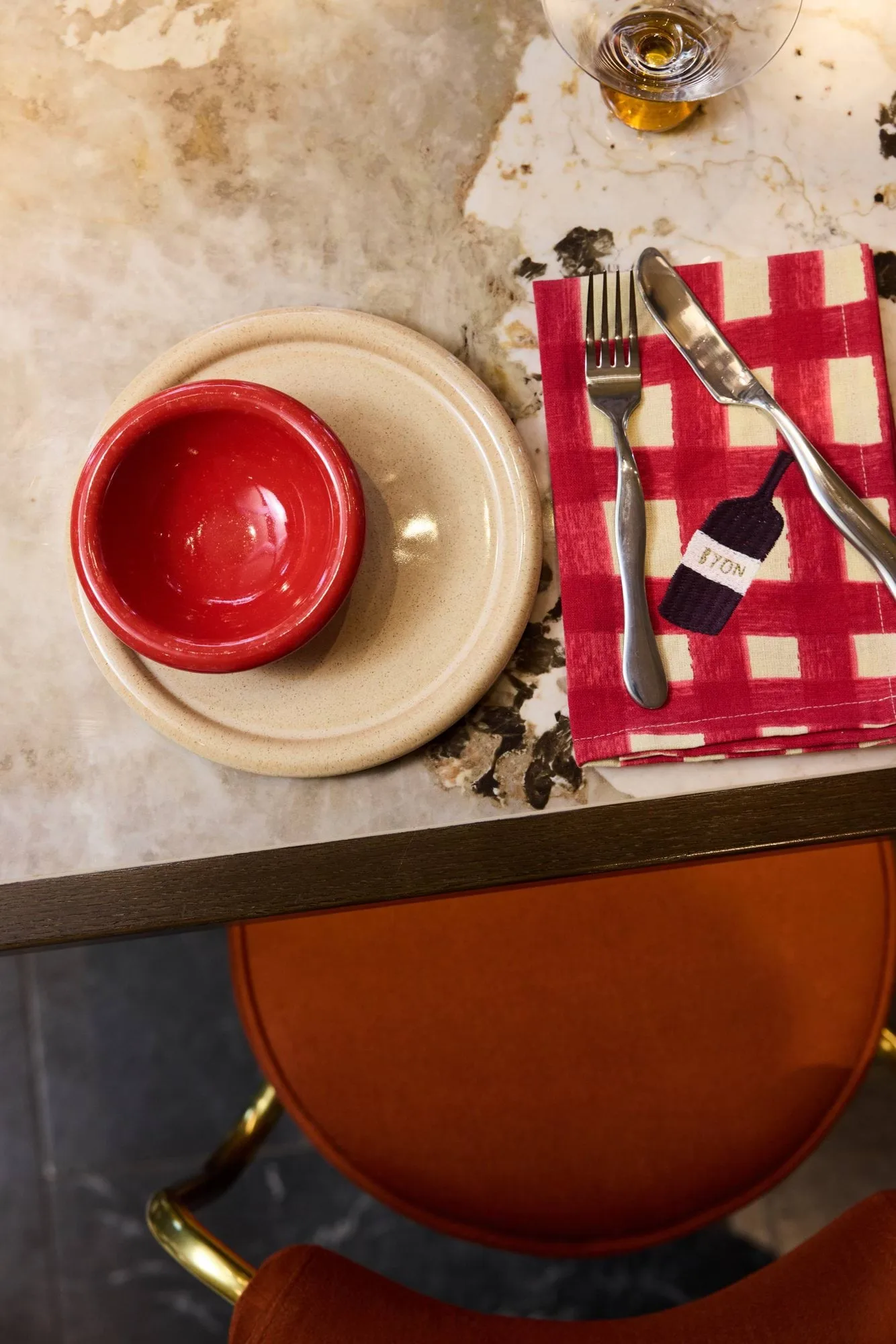 Sera servetten 2-pack, Rood, 45x45 cm Byon