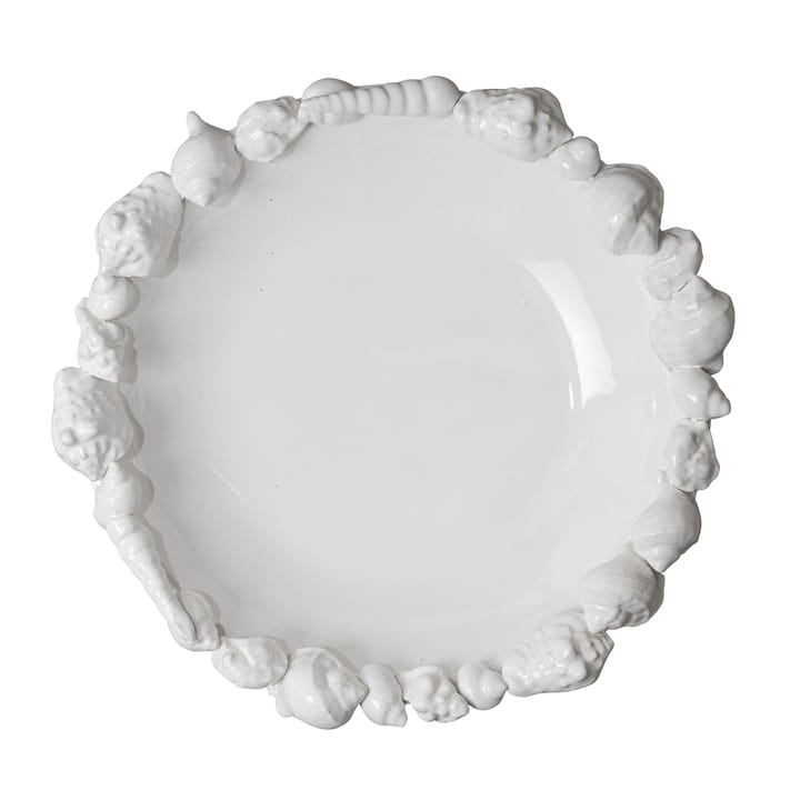 Shell schotel 38 cm, Wit Byon