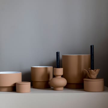 Sienna kaarsenhouder 16 cm - Terracotta (bruin) - Byon
