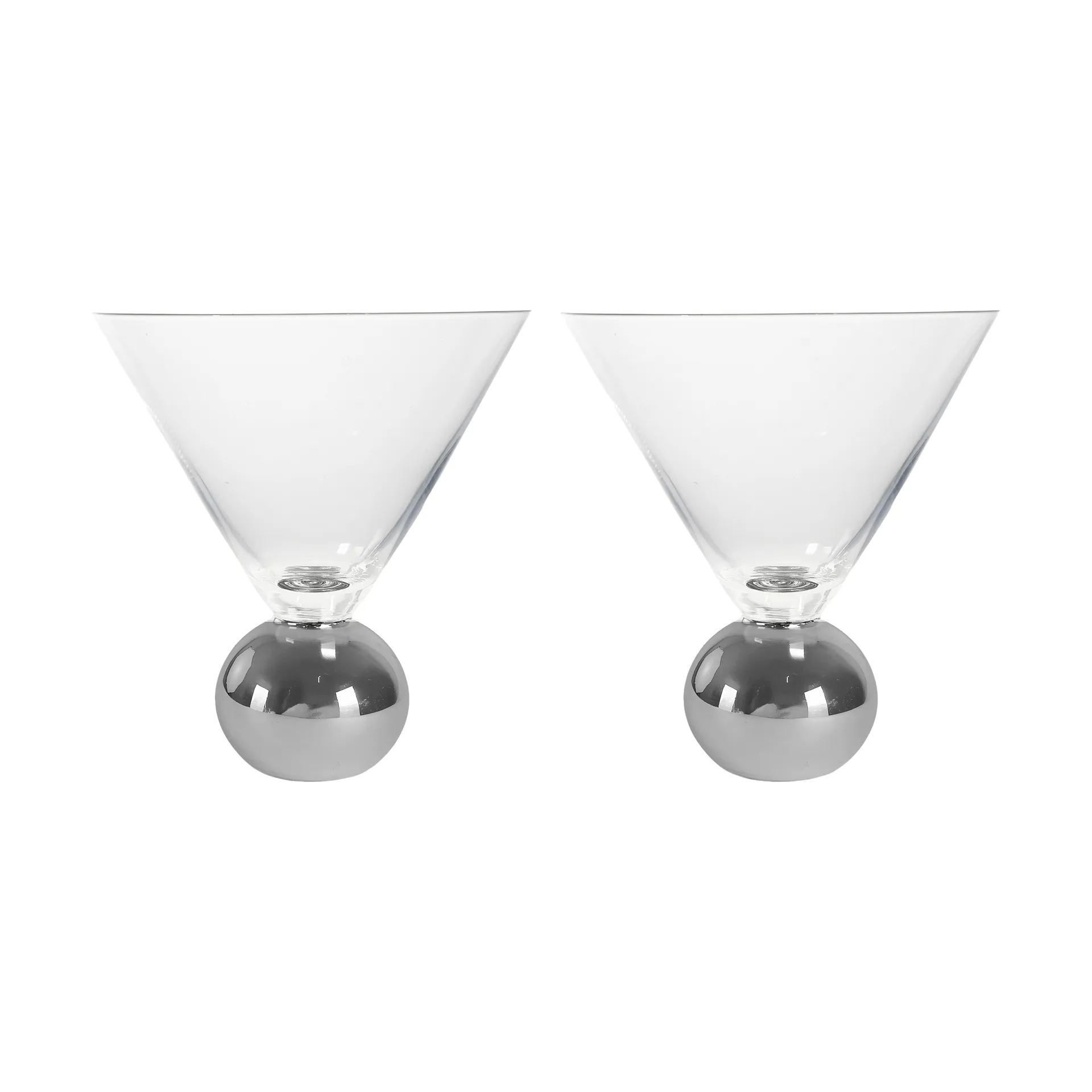Spice glas 24 cl 2-pack, Helder-zilver Byon