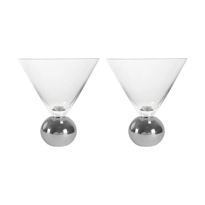 Spice glas 24 cl 2-pack - Helder-zilver - Byon