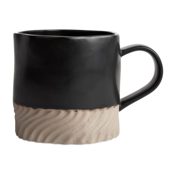 Swirl mok 38 cl - Zwart-beige - Byon