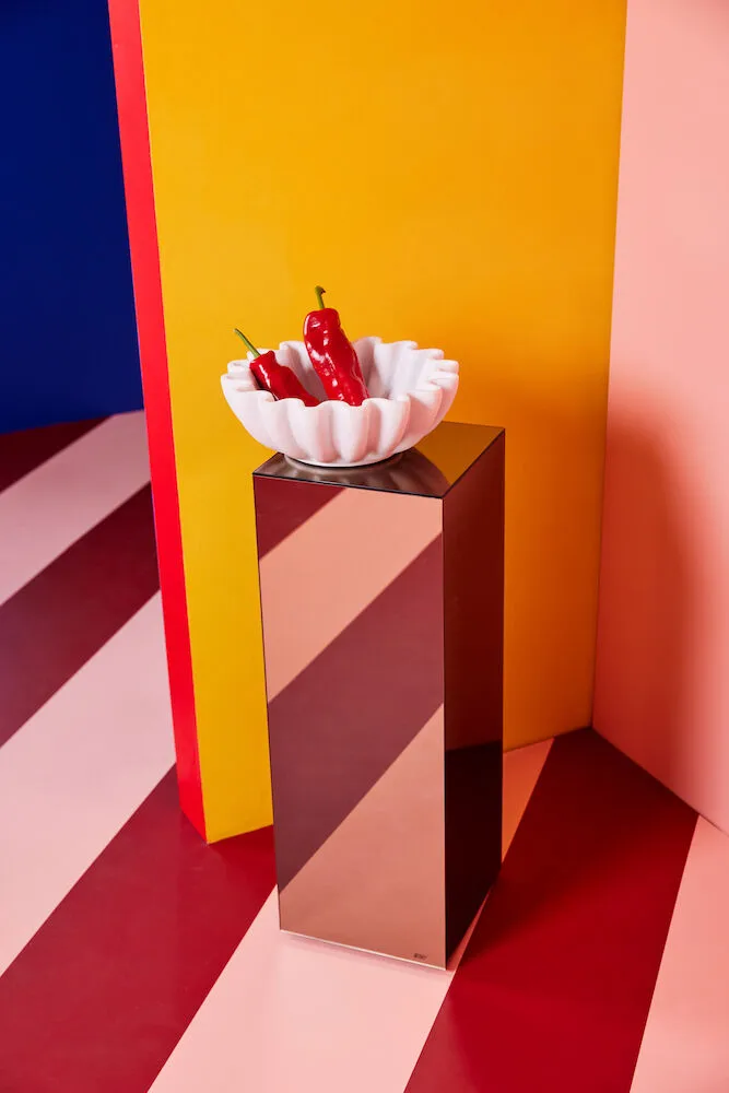 Tachi schaal Ø30,5 cm, Marmer Byon