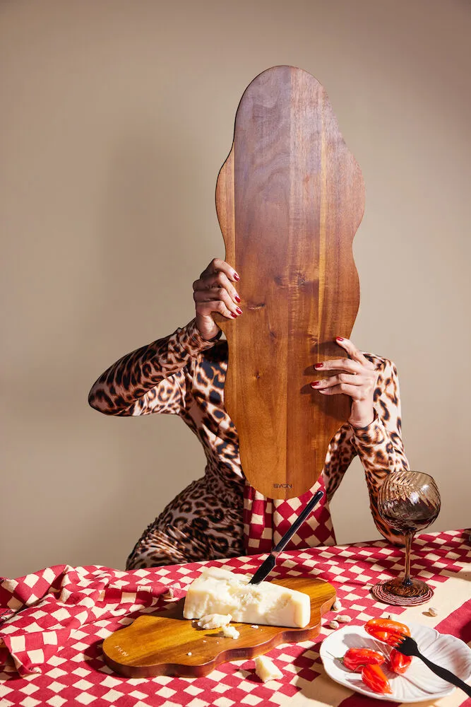 Veggie glasonderzetter Ø10 cm 2-pack, Bordeauxrood Byon