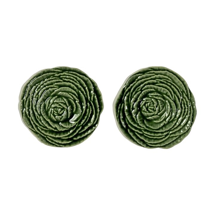 Veggie glasonderzetter Ø10 cm 2-pack - Groen - Byon