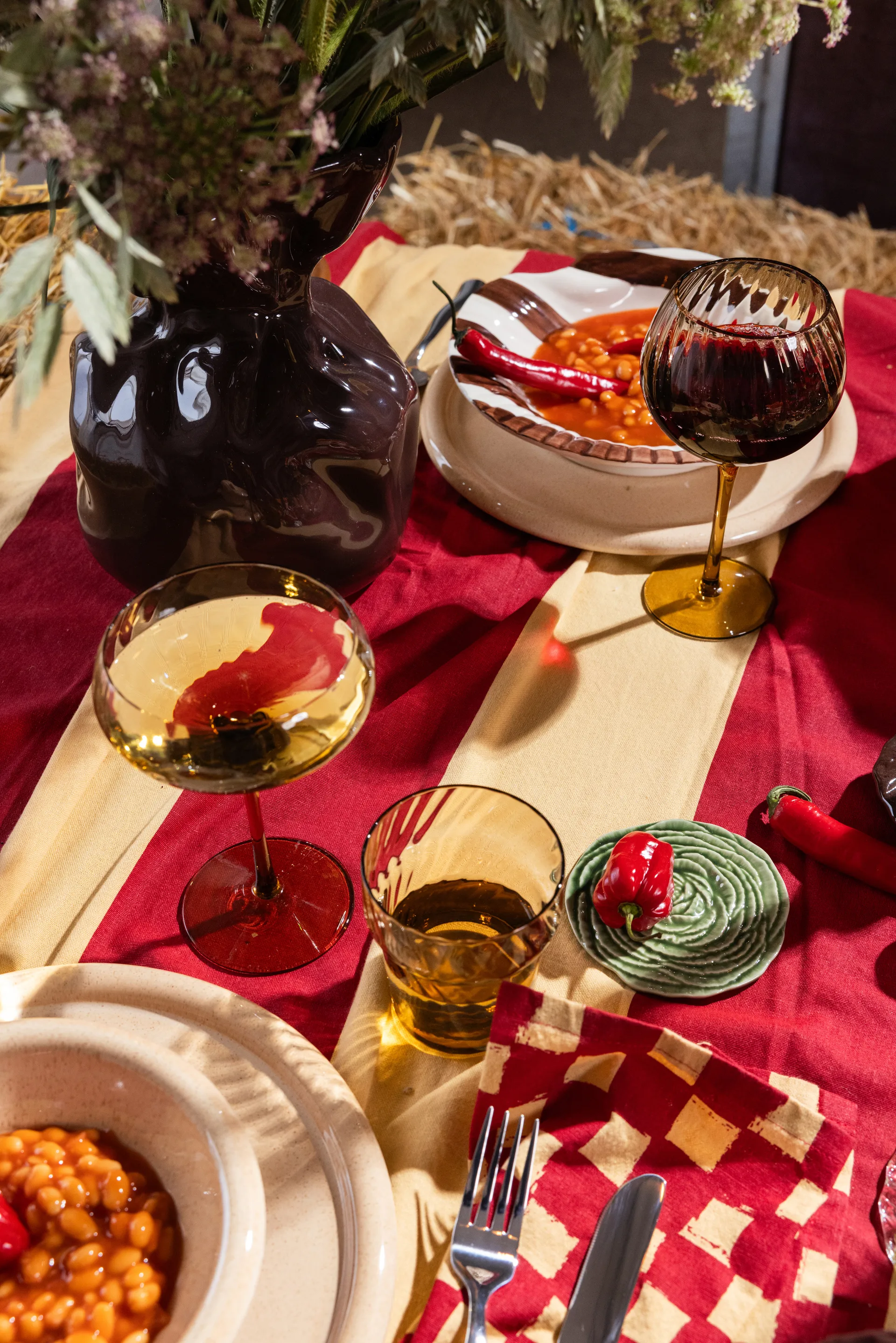 Veggie glasonderzetter Ø10 cm 2-pack, Groen Byon