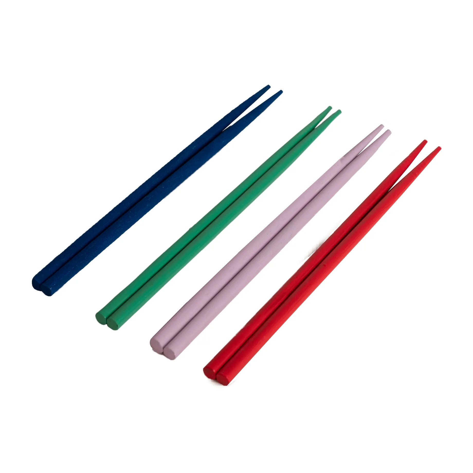 Yaki eetstokjes 4-pack, Blauw-groen-paars-rood Byon