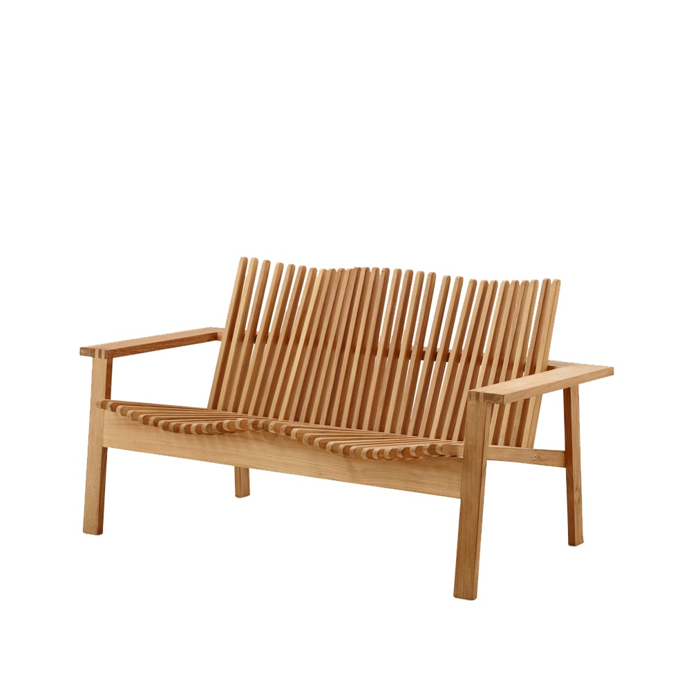 Cane-line Amaze bank 2-zits Teak | Scandinavisch Interieur | Bruin