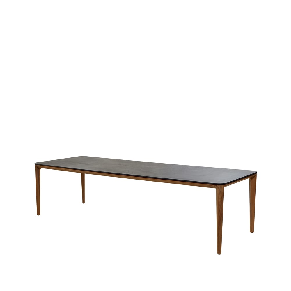 Cane-line Aspect eettafel Fossil black-teak 280 cm | Scandinavisch Interieur | Tuintafels | Zwart