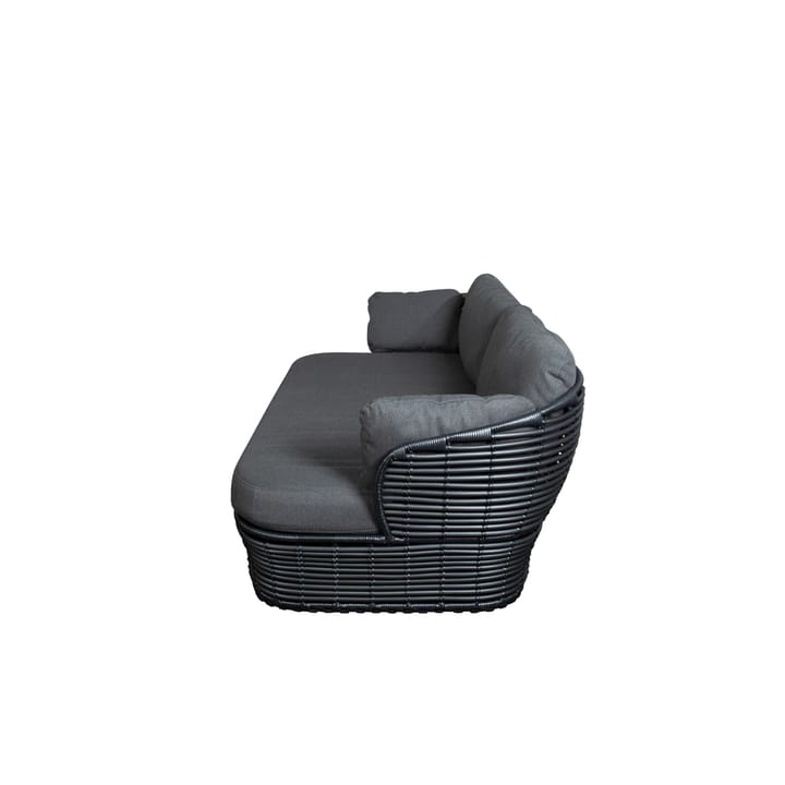 Basket  Bank 2-zits, Graphic grey, grijze kussens Cane-line