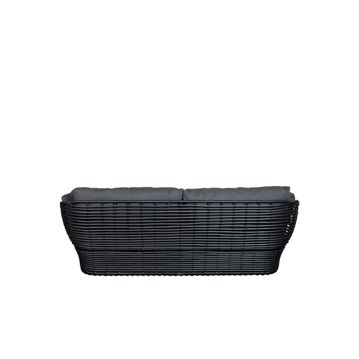 Basket  Bank 2-zits, Graphic grey, grijze kussens Cane-line
