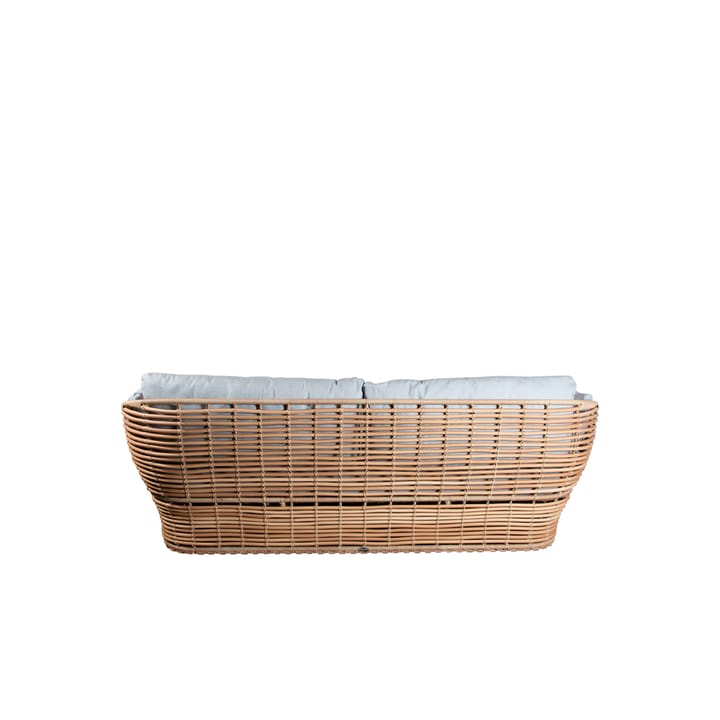 Basket  Bank 2-zits, Natural, incl. taupe kussens Cane-line