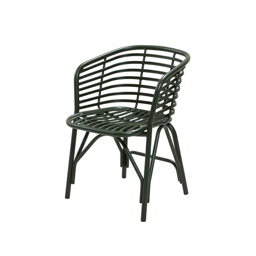 Cane-line Blend armstoel Dark green | Scandinavisch Interieur | Tuinstoelen | Groen