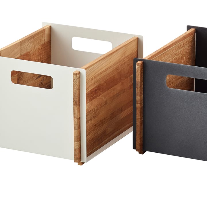 Box opbergkist, Lava grey, teak Cane-line