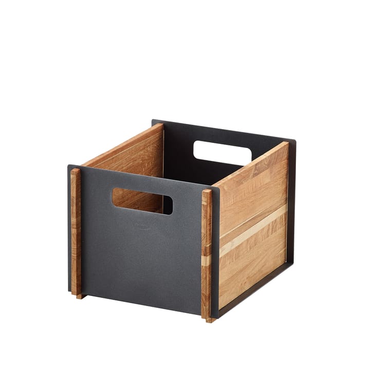Box opbergkist - Lava grey, teak - Cane-line